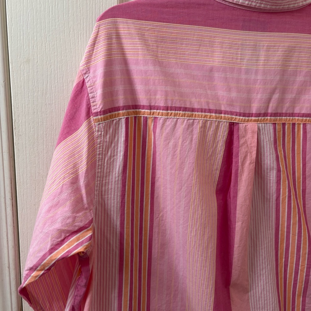 GAP Pink Striped Button-Down Shirt - Picture 12 of 16
